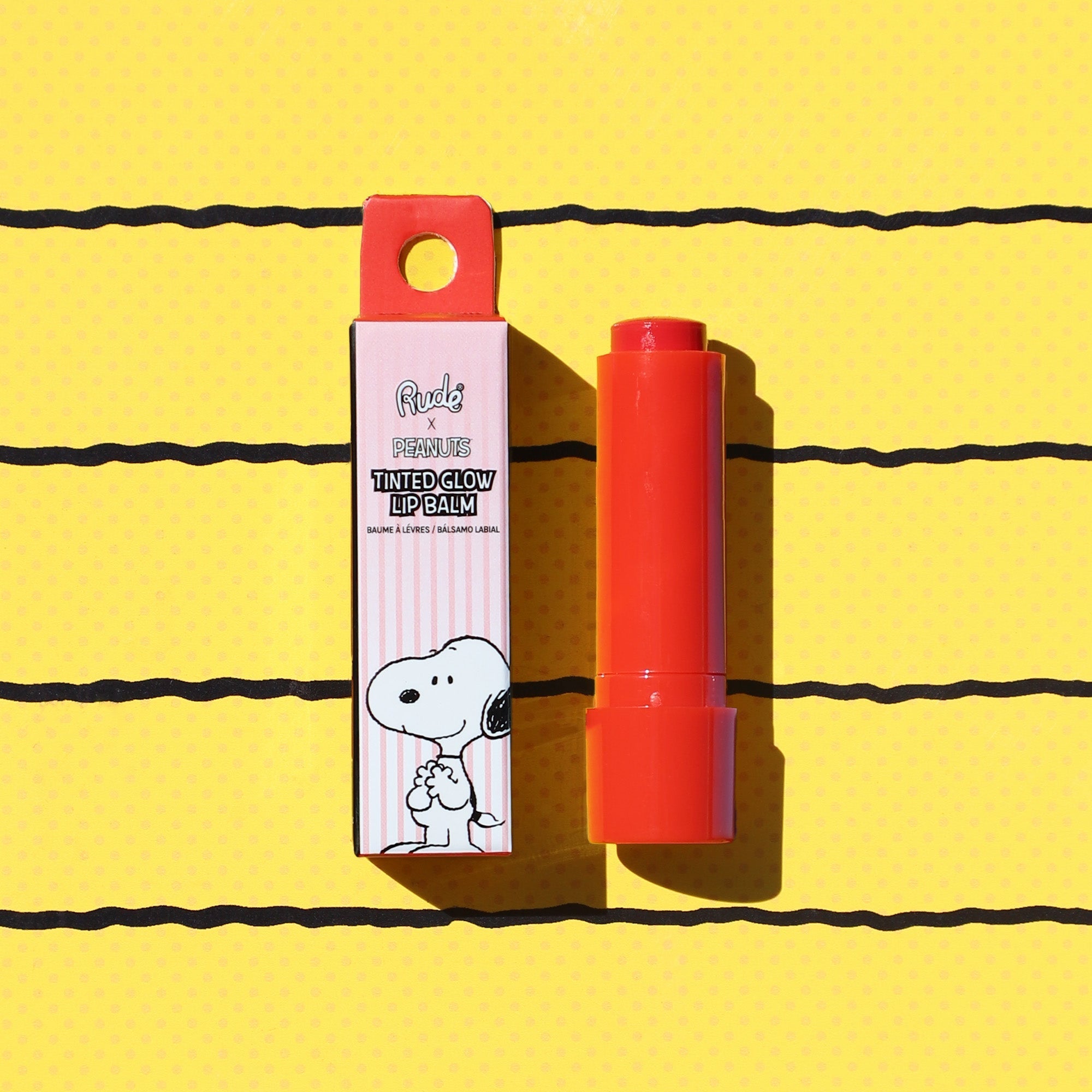 Peanuts Tinted Glow Lip Balm Lip Balm by Rude Cosmetics | Fleurcouture