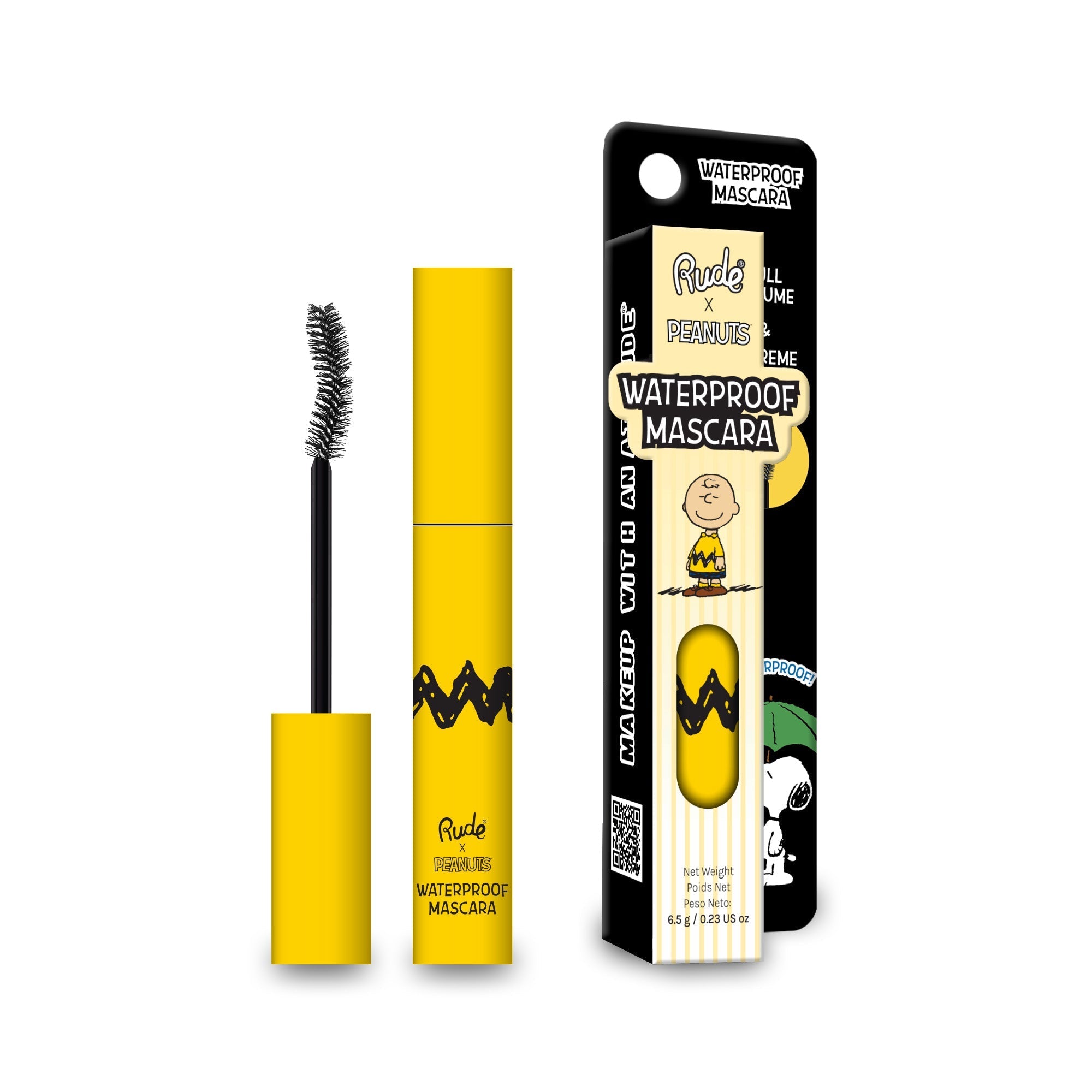 Peanuts Waterproof Mascara Mascara by Rude Cosmetics | Fleurcouture