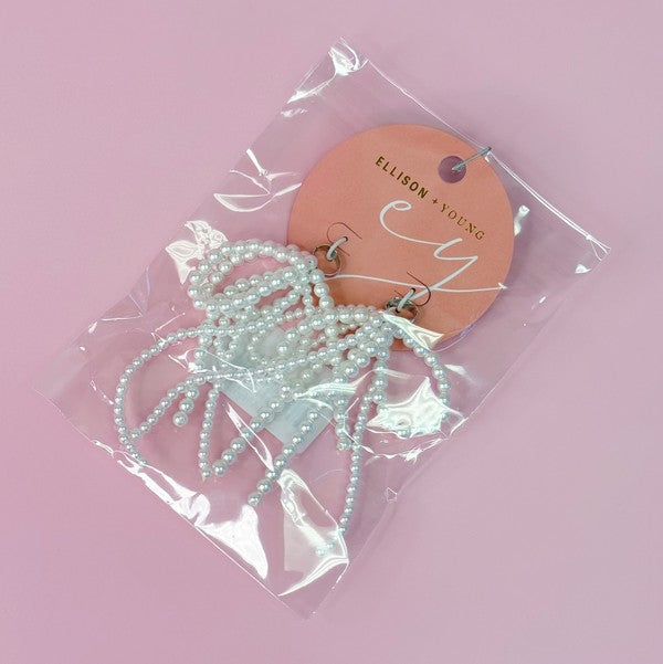 Pearl Fountain Shoe Charms Pearl OS by Ellison and Young | Fleurcouture