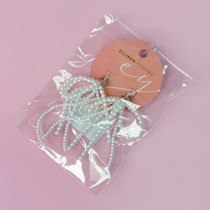 Pearl Fountain Shoe Charms Pearl OS by Ellison and Young | Fleurcouture