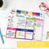 Peek at the Week® Weekly Planner Pad All Bright & Cheery Pads by DAS | Fleurcouture