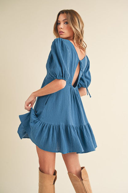 Penny Dress AZURE S by Aemi + Co | Fleurcouture