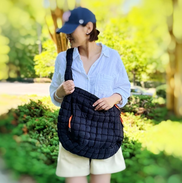 Perfect Puffy Large Quilted Bag OS by Ellison and Young | Fleurcouture