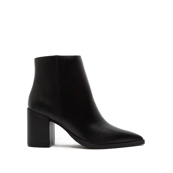 PLANNER-01AX BOOTIE BLACK by Qupid Shoes | Fleurcouture