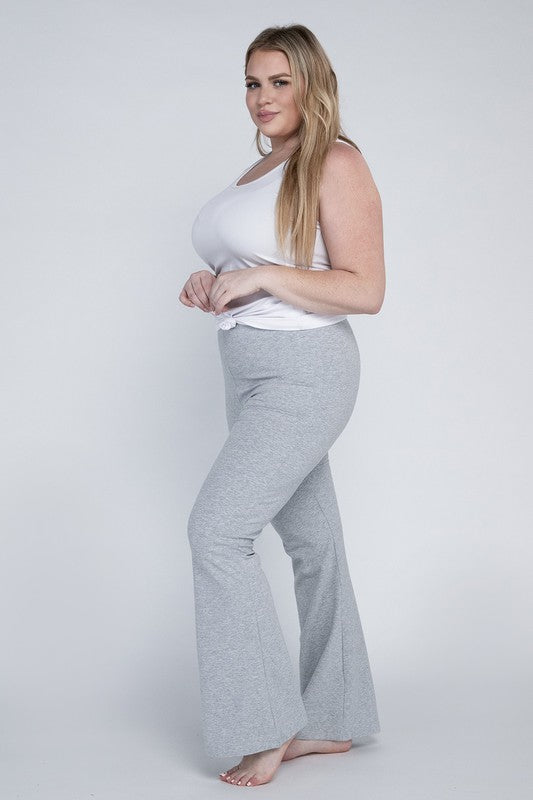 Plus Everyday Flare Bottoms by Ambiance Apparel | Fleurcouture