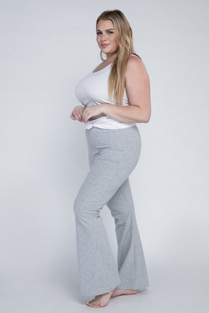 Plus Everyday Flare Bottoms by Ambiance Apparel | Fleurcouture