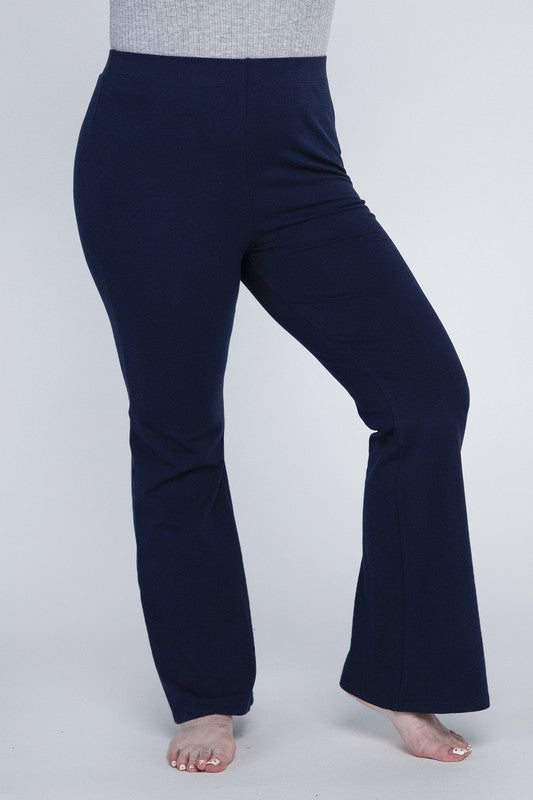 Plus Everyday Flare Bottoms Eclipse 1X by Ambiance Apparel | Fleurcouture