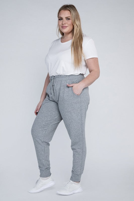 Plus-Size Jogger Pants by Ambiance Apparel | Fleurcouture