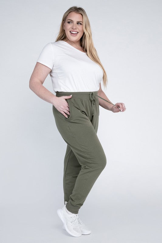 Plus-Size Jogger Pants by Ambiance Apparel | Fleurcouture