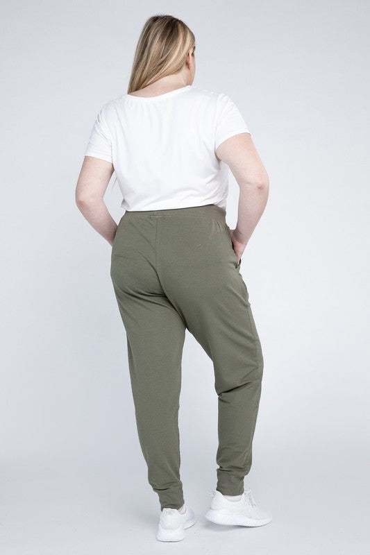 Plus-Size Jogger Pants by Ambiance Apparel | Fleurcouture