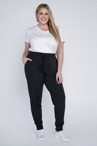 Plus-Size Jogger Pants by Ambiance Apparel | Fleurcouture