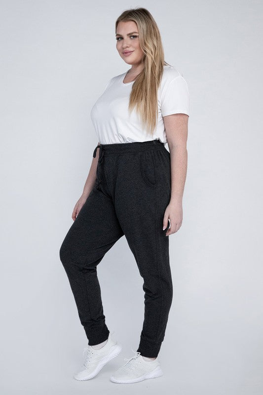 Plus-Size Jogger Pants by Ambiance Apparel | Fleurcouture