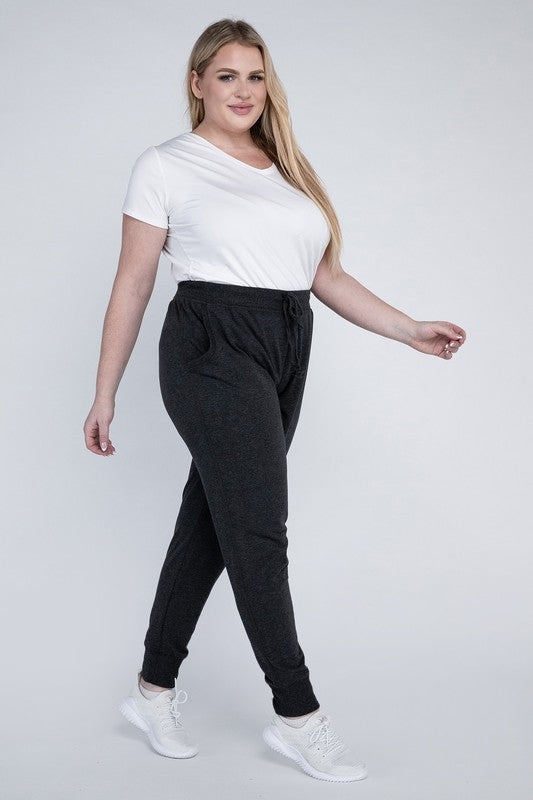 Plus-Size Jogger Pants by Ambiance Apparel | Fleurcouture