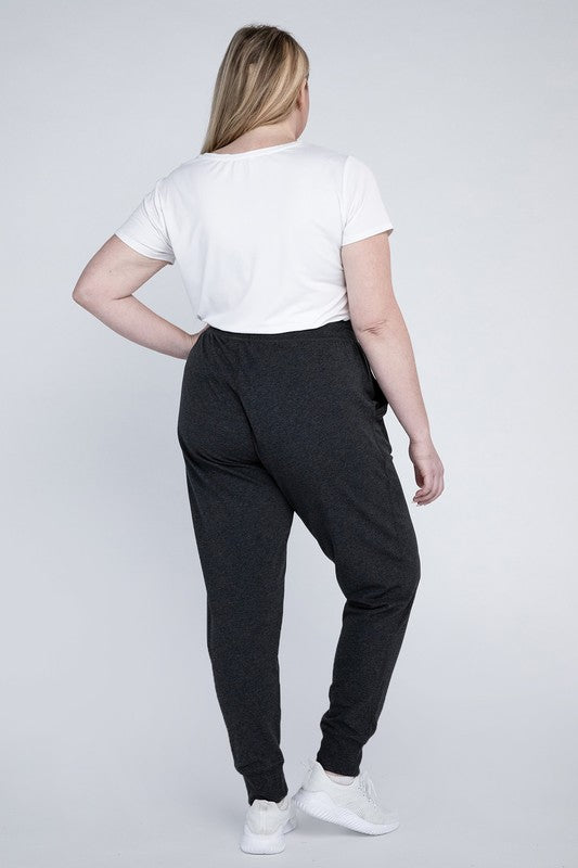 Plus-Size Jogger Pants by Ambiance Apparel | Fleurcouture