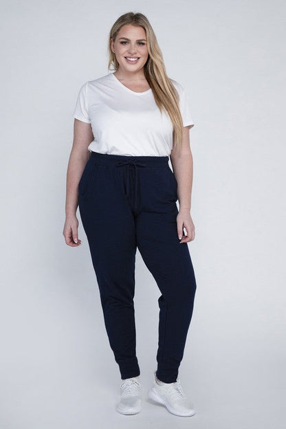 Plus-Size Jogger Pants by Ambiance Apparel | Fleurcouture