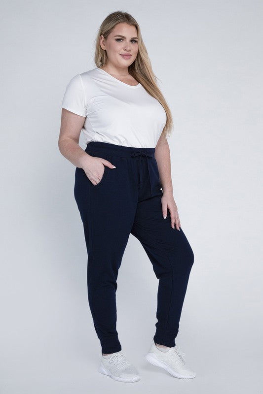 Plus-Size Jogger Pants by Ambiance Apparel | Fleurcouture