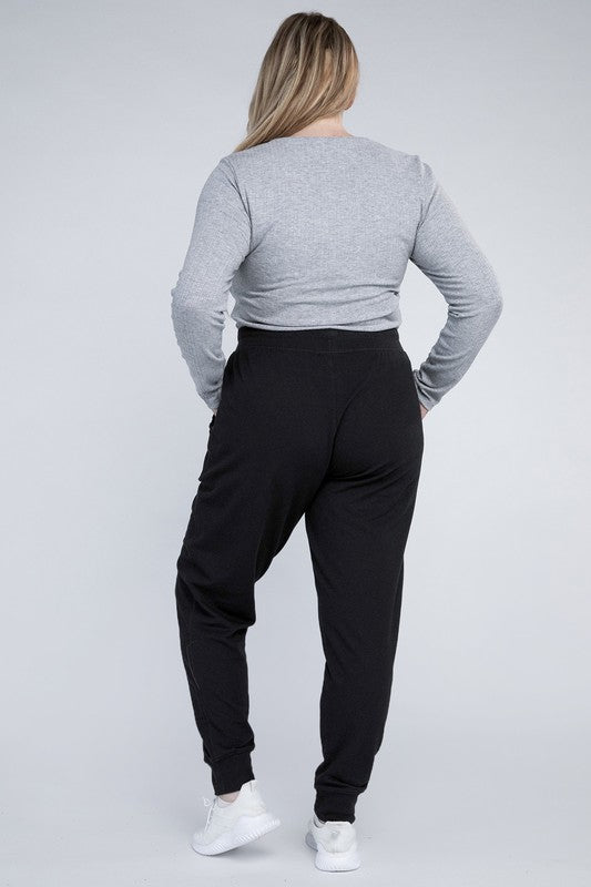 Plus-Size Jogger Pants by Ambiance Apparel | Fleurcouture