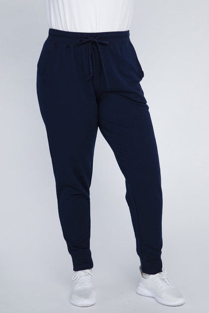 Plus-Size Jogger Pants Eclipse 1X by Ambiance Apparel | Fleurcouture