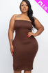 Plus Tube Bodycon Dress by Fleurcouture | Fleurcouture