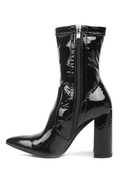 Pluto Block Heel Stiletto Ankle Boot by Rag Company | Fleurcouture