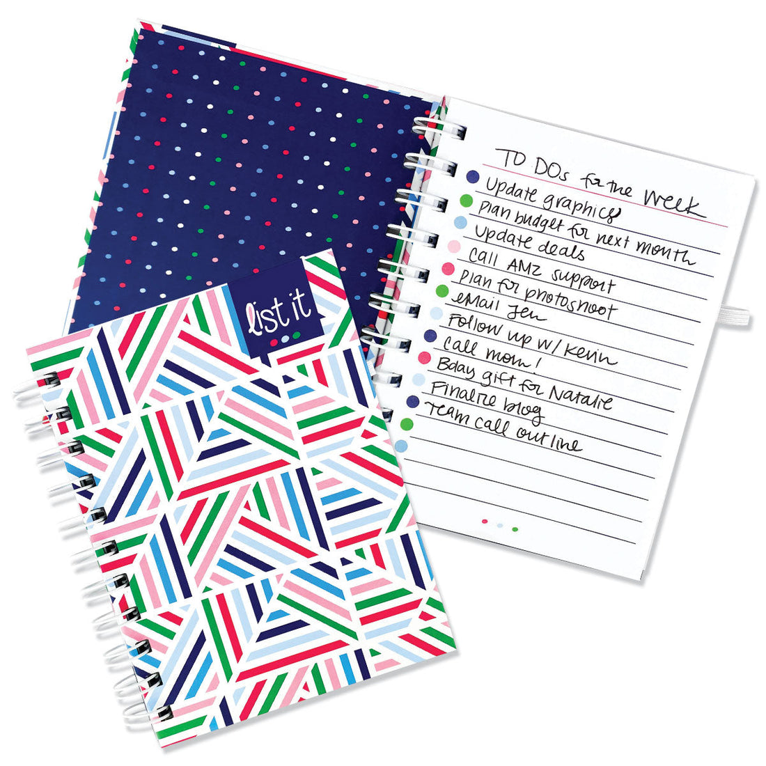 Pocket Notebooks | List, Plan, Doodle | 5 Styles Accessories by Denise Albright® | Fleurcouture