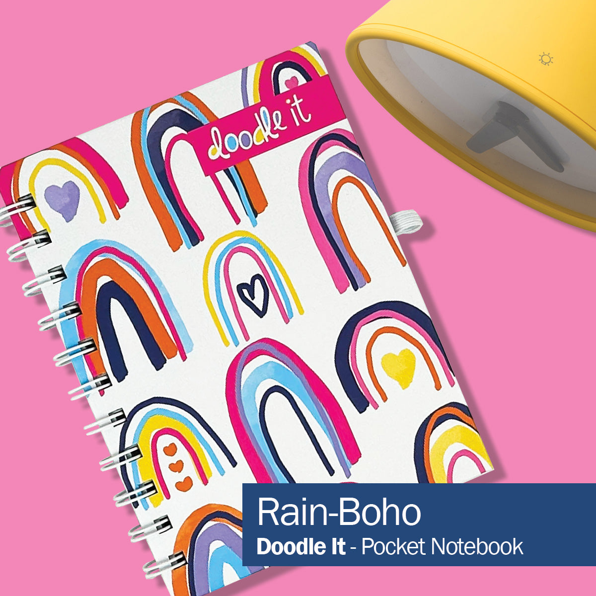 Pocket Notebooks | List, Plan, Doodle | 5 Styles Doodle It - Rain-Boho Accessories by Denise Albright® | Fleurcouture