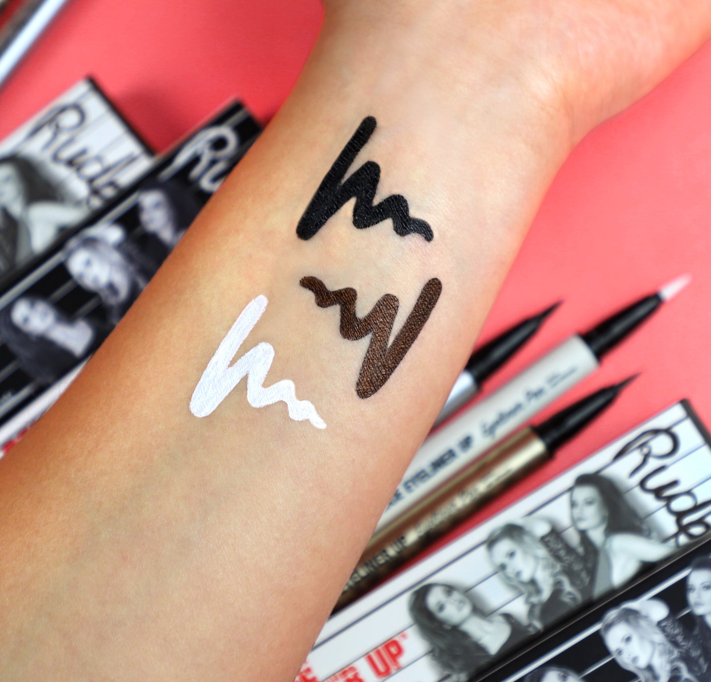 Police Eyeliner Up Eyeliner Pen Display Set, 24pcs Wholesale Set by Rude Cosmetics | Fleurcouture