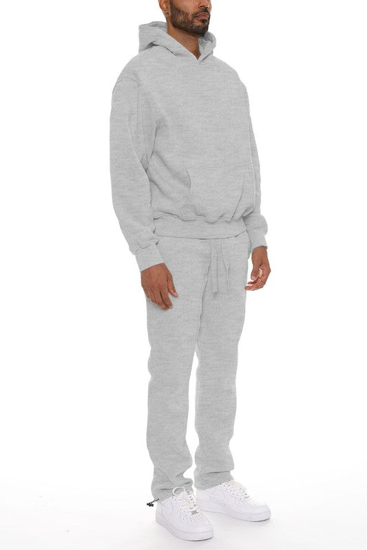 Premium Cotton Blend Hoodie SET HGREY 2XL Men&