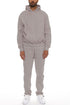 Premium Cotton Blend Hoodie SET TAUPE 2XL Men&