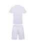 Premium Heavy Weight Single Jersey Short Set White S by Generation XYZ | Fleurcouture