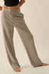 Premium Scuba High Waist Button Zip Up Fly Pants by Fleurcouture | Fleurcouture
