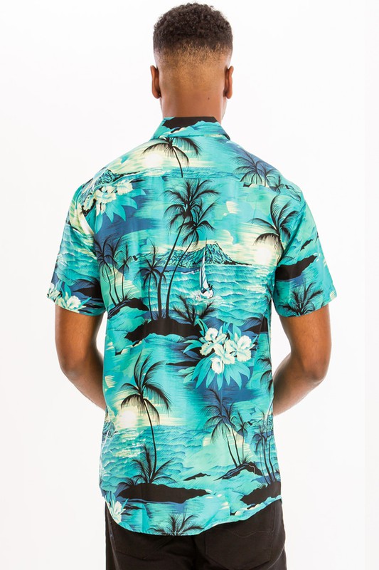 PRINT HAWAIIAN SHIRT MULTI Men&