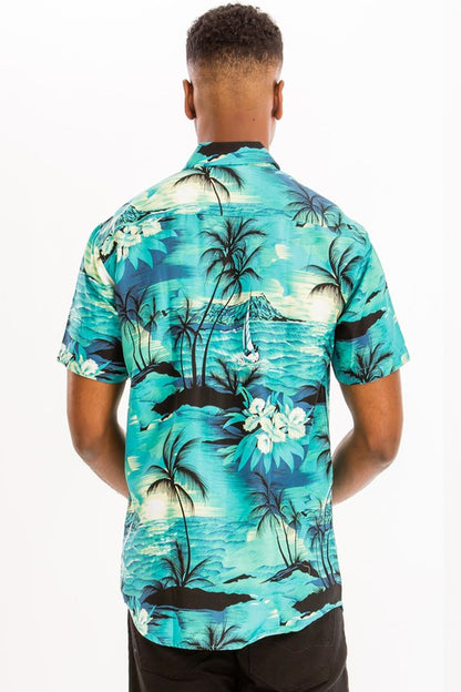 PRINT HAWAIIAN SHIRT MULTI Men&