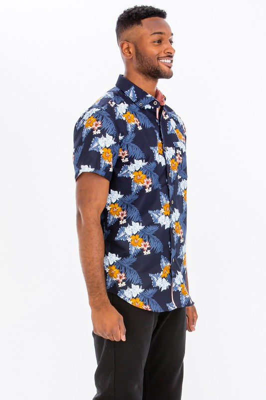 PRINT HAWAIIAN SHIRT MULTI Men&