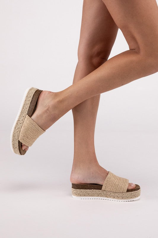 Process-S Sandals Taupe by Fortune Dynamic | Fleurcouture