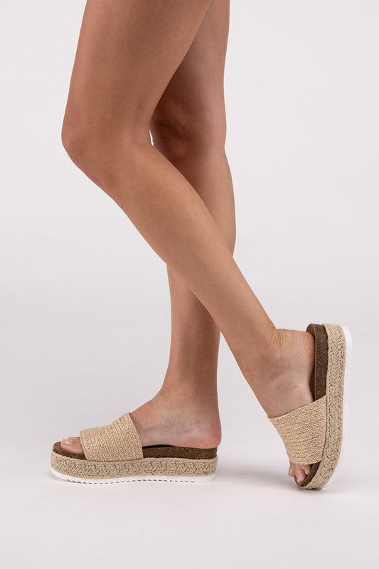 Process-S Sandals Taupe by Fortune Dynamic | Fleurcouture