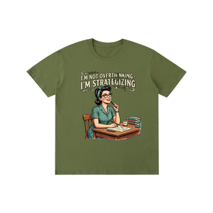 Imnotoverthinking,imstrategizing,funny,sarcastic,retro,1950s,tee,tshirt
