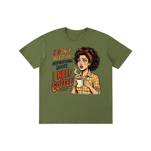Ineedcoffee,coffeeaddict,retro,1950s,Funny,sarcastic,tee,tshirt