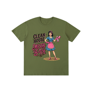 Cleanhouse,messyb,Retro,1950s,funny,sarcastic,tee,tshirt