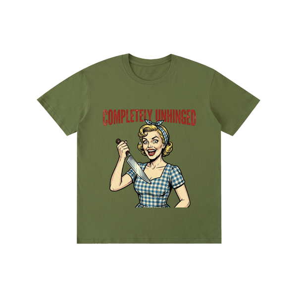 Completelyunhinged,retro,1950s,Funny,sarcastic,tee,tshirt