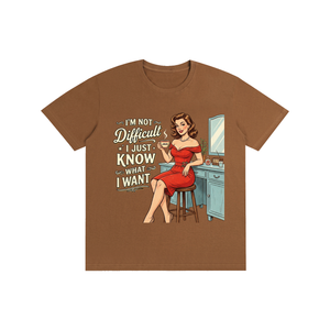 Imnotdifficult,ijustknowwhatiwant,retro,1950s,funny,sarcastic,tee,tshirt
