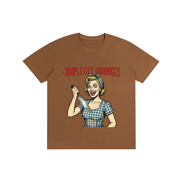 Completelyunhinged,retro,1950s,Funny,sarcastic,tee,tshirt