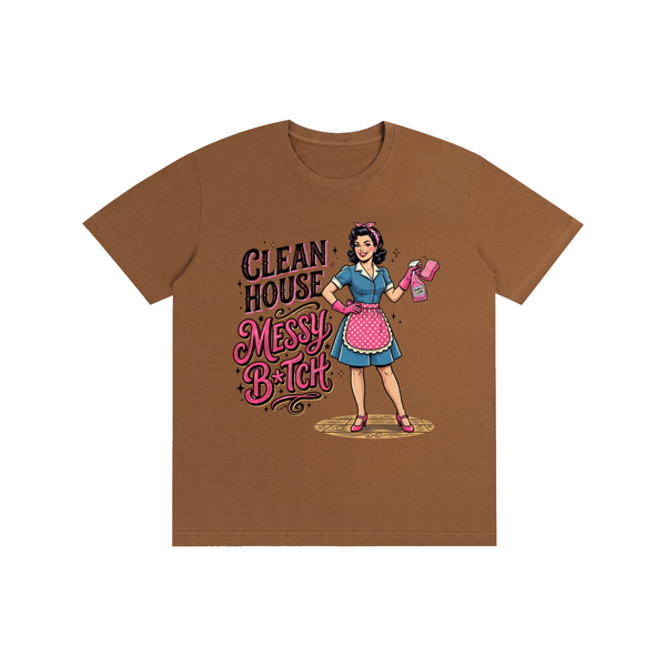 Cleanhouse,messyb,Retro,1950s,funny,sarcastic,tee,tshirt
