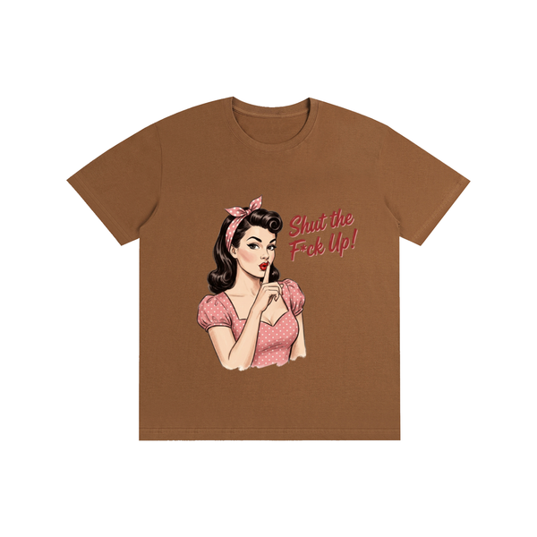 Retro,1950s,shutthefup,sarcastic,funny,tee,tshirt