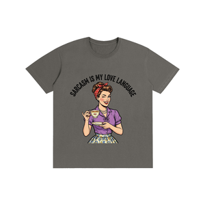 Sarcasmismylovelanguage,sarcastic,funny,retro,1950s,tee,tshirt