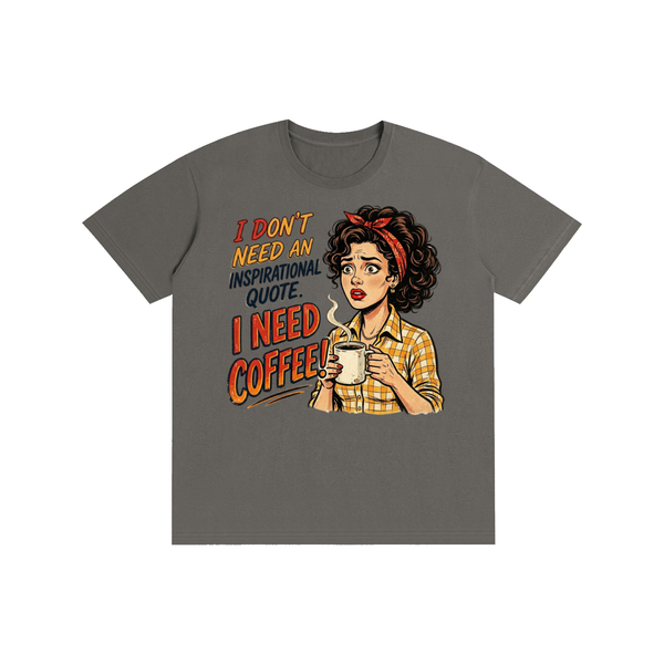 Ineedcoffee,coffeeaddict,retro,1950s,Funny,sarcastic,tee,tshirt