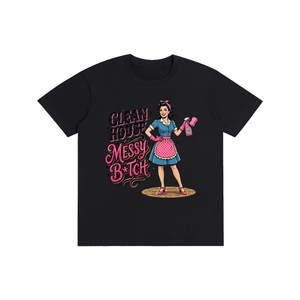 Cleanhouse,messyb,Retro,1950s,funny,sarcastic,tee,tshirt