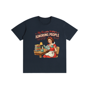 Myfavoritehobbyisignoringpeople,funny,retro,1950s,sarcastic,tee,tshirt