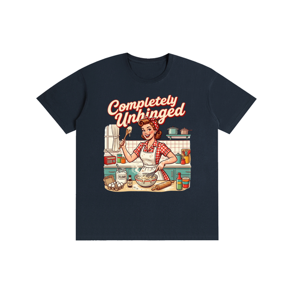 Completelyunhinged,tee,tshirt,1950s,retro,funny,sarcastic
