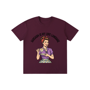 Sarcasmismylovelanguage,sarcastic,funny,retro,1950s,tee,tshirt